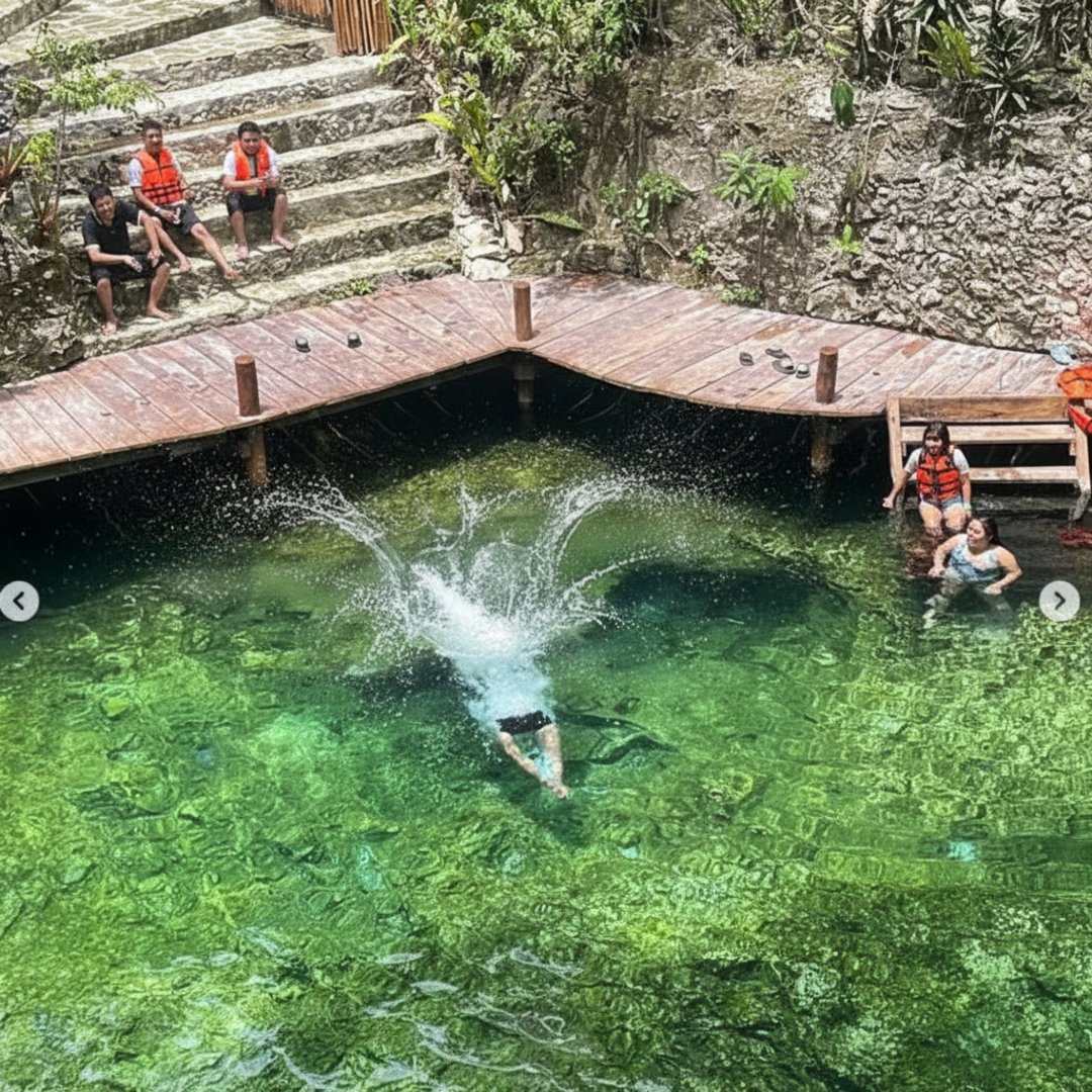Escape into nature for less at Cenote Maya Muyil🌿💧 — Cenote Maya Muyil