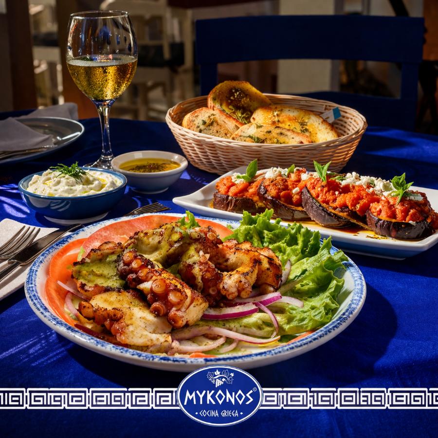 10% Para primero clientes MYKONOS Cocina griega 
